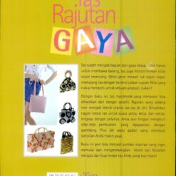 Back cover buku tas rajutan gaya