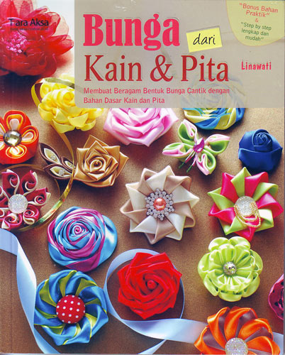 Kerajinan bunga dari pita