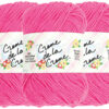Benang Rajut Red Heart Creme De La Creme - Brite Pink
