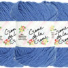 Benang Rajut Red Heart Creme De La Creme - Royal Blue