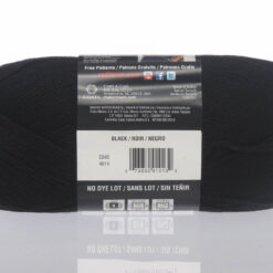 Benang Rajut Red Heart Fashion Soft - Black