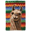 L149 Print 50x38 cm Latch Hook Kit Karpet Rajut Llama