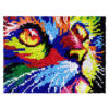 L213 Print 50x38cm Latch Hook Kit Karpet Rajut Cat WPAP