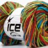 Benang impor Thin Chenille Rainbow