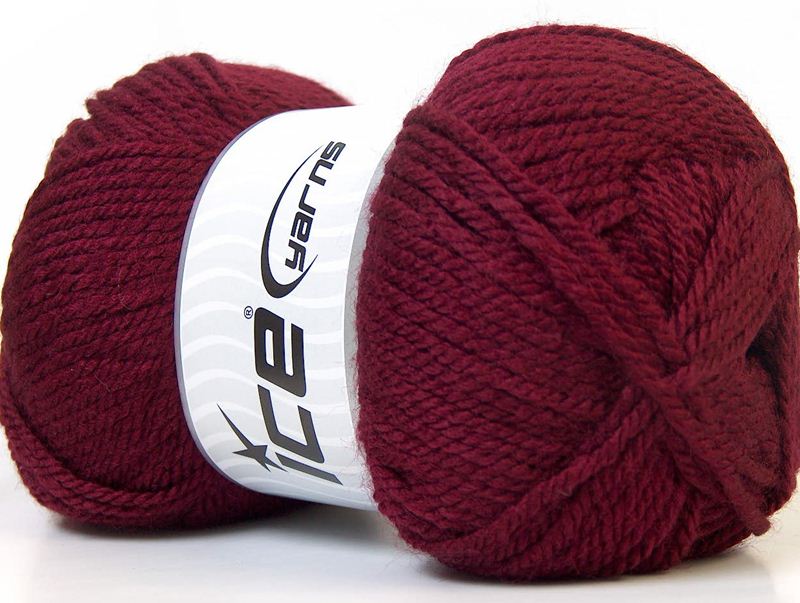 Benang Rajut Impor Atlas Burgundy 20B