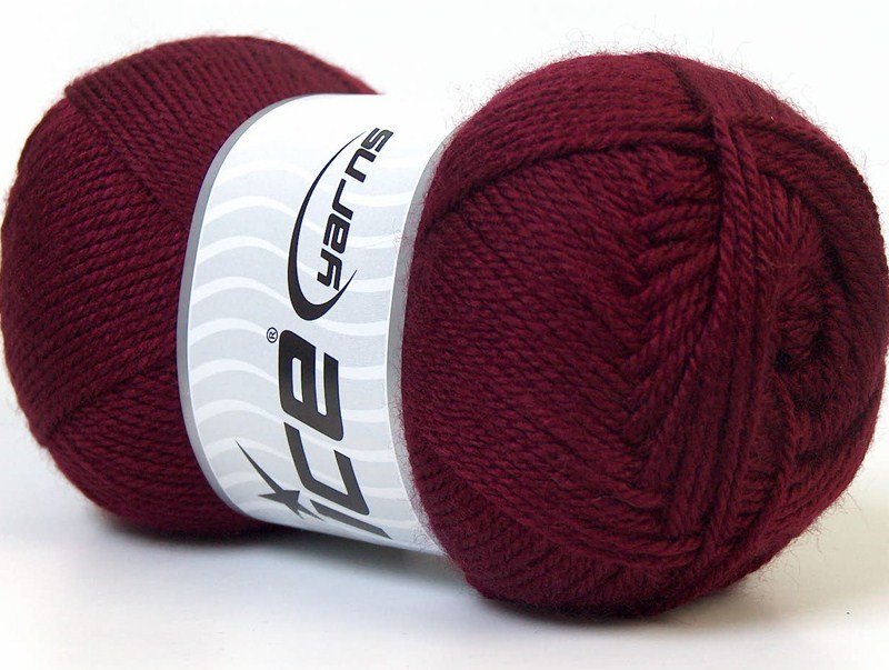Benang Rajut Ice Dora Burgundy 52I