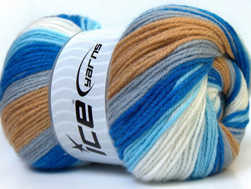 Benang Rajut Ice Baby Batik 58C