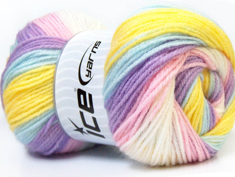 Benang Rajut Ice Baby Batik 58E