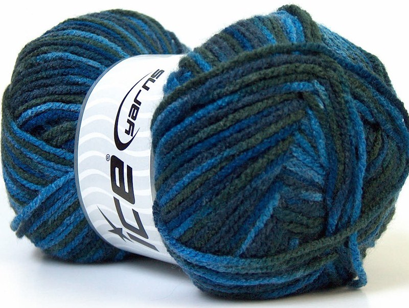 Benang Rajut Ice Carnival Dark 17G