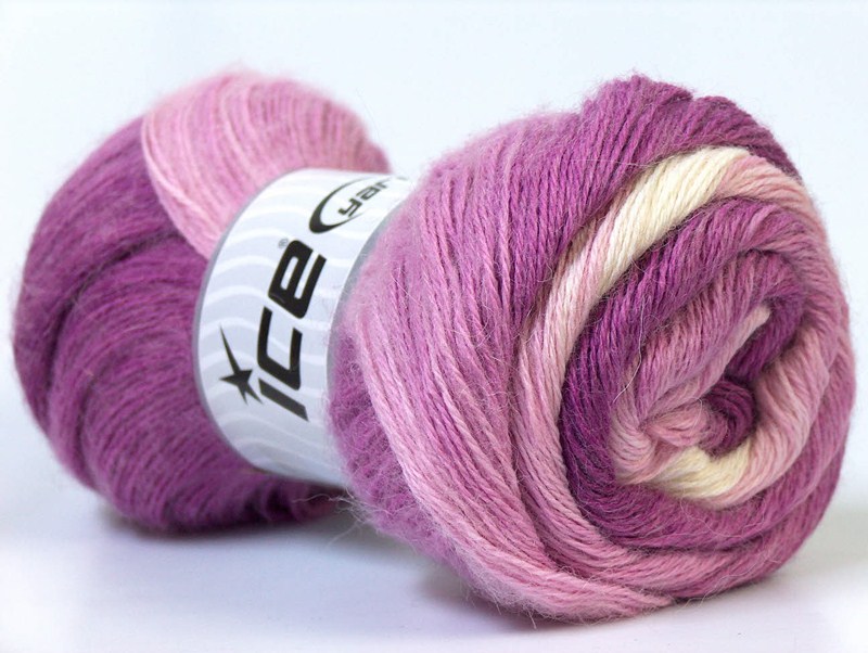 Benang Rajut Ice Angora Design 09F