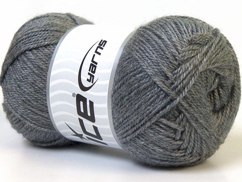 Benang Rajut Ice Dora Grey 52W
