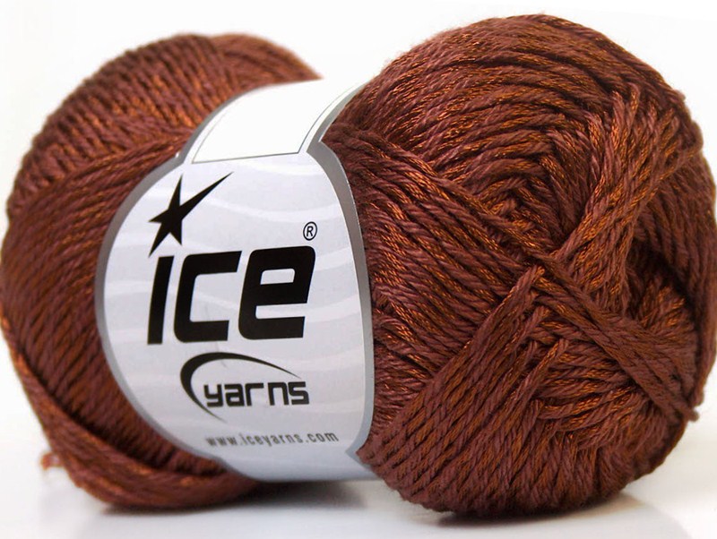 Benang Rajut Ice Tena Brown 87D