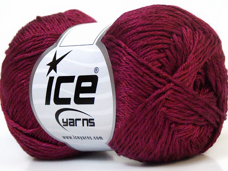 Benang Rajut Ice Tena Burgundy 87E