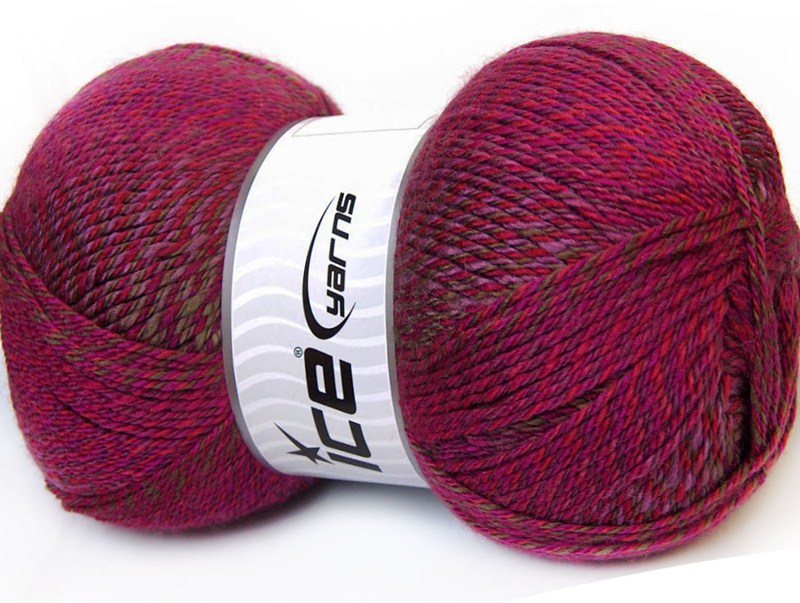 Benang Rajut Ice Revelry Red 96C