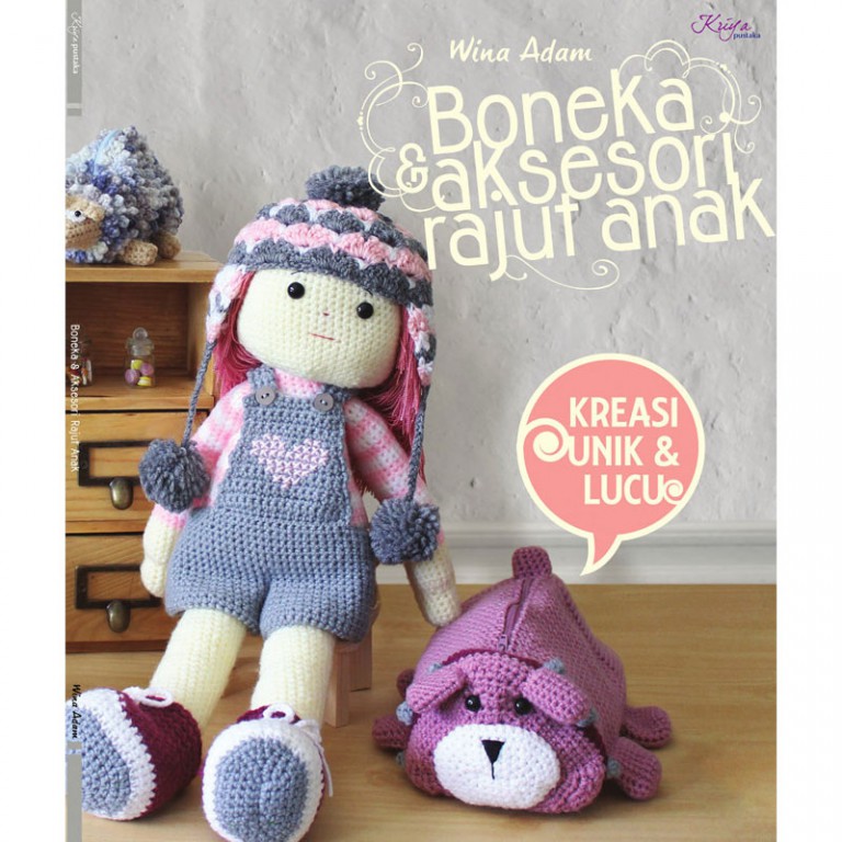 Buku Boneka  Aksesori Rajut  Anak Maya Crafts