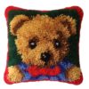 Latch Hook Kit Bantal Teddy Bear 40X40cm L08