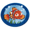 L41 Latch Hook Kit Karpet Rajut Nemo 50x50 cm
