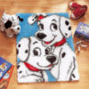 L45 Latch Hook Kit Karpet Rajut Dalmatian 50X42 cm