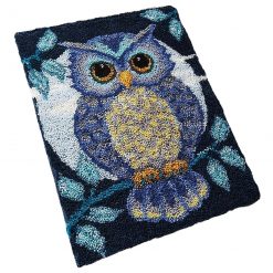 L146 Print 50x38 cm Latch Hook Kit Karpet Rajut Owl